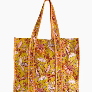 ohrangerie Limited Edition | Gelbe Stücke<Baumwolltasche, lime/orange