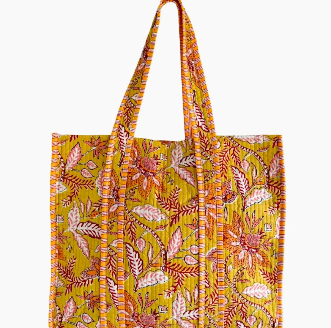 ohrangerie Limited Edition | Gelbe Stücke<Baumwolltasche, lime/orange