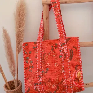 ohrangerie Limited Edition | Orange Stücke<Baumwolltasche, neonorange-grün