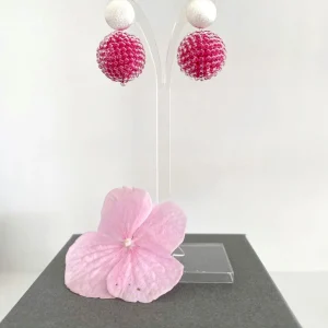 ohrangerie Pinke Stücke | Hochzeitsohrringe<Beerenkugeln, pink