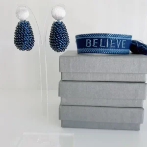 ohrangerie Blaue Stücke | Beeren<Beerentropfen, dunkelblau