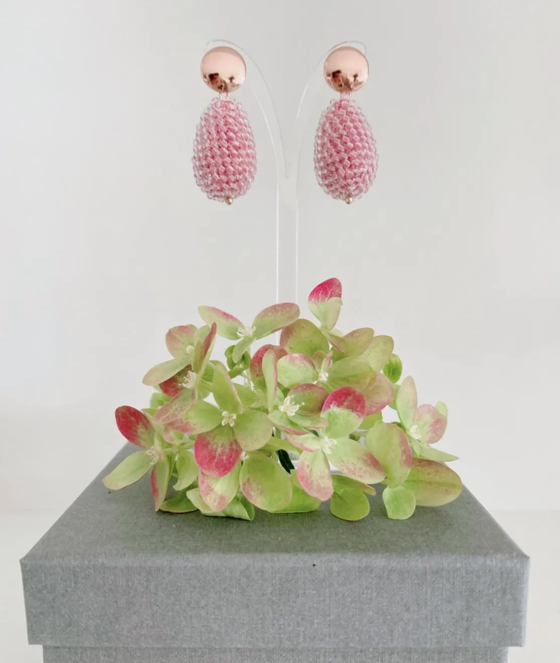 ohrangerie Hochzeitsohrringe | Beeren<Beerentropfen, zartrosa
