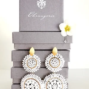 ohrangerie Limited Edition | Weiße Stücke<Dahlie, weiß