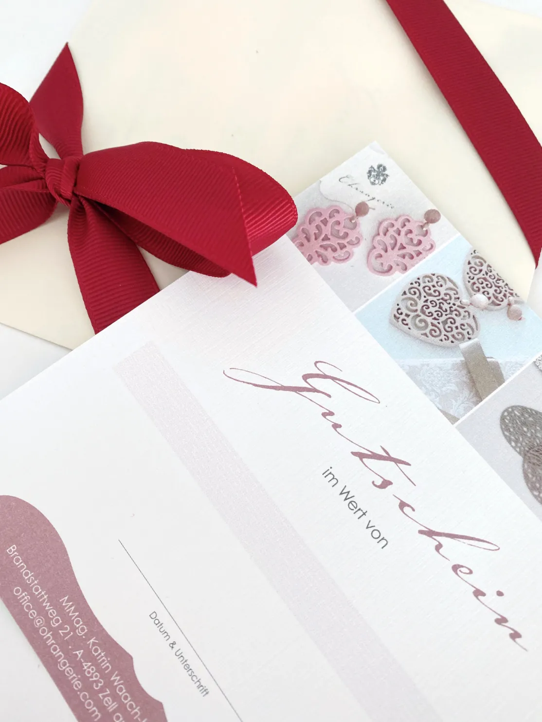 ohrangerie Valentinstag<Geschenkgutschein, 10 EUR
