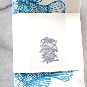 ohrangerie Türkise Stücke | Ohrangerie Home<Geschirrtuch, Fische, türkis