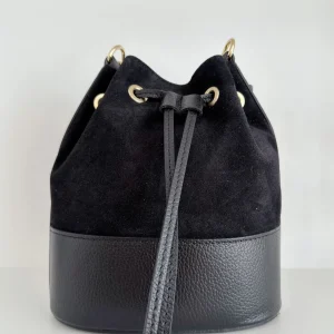 ohrangerie Limited Edition | Schwarze Stücke<Lederbeutel mit Crossbodyriemen, schwarz