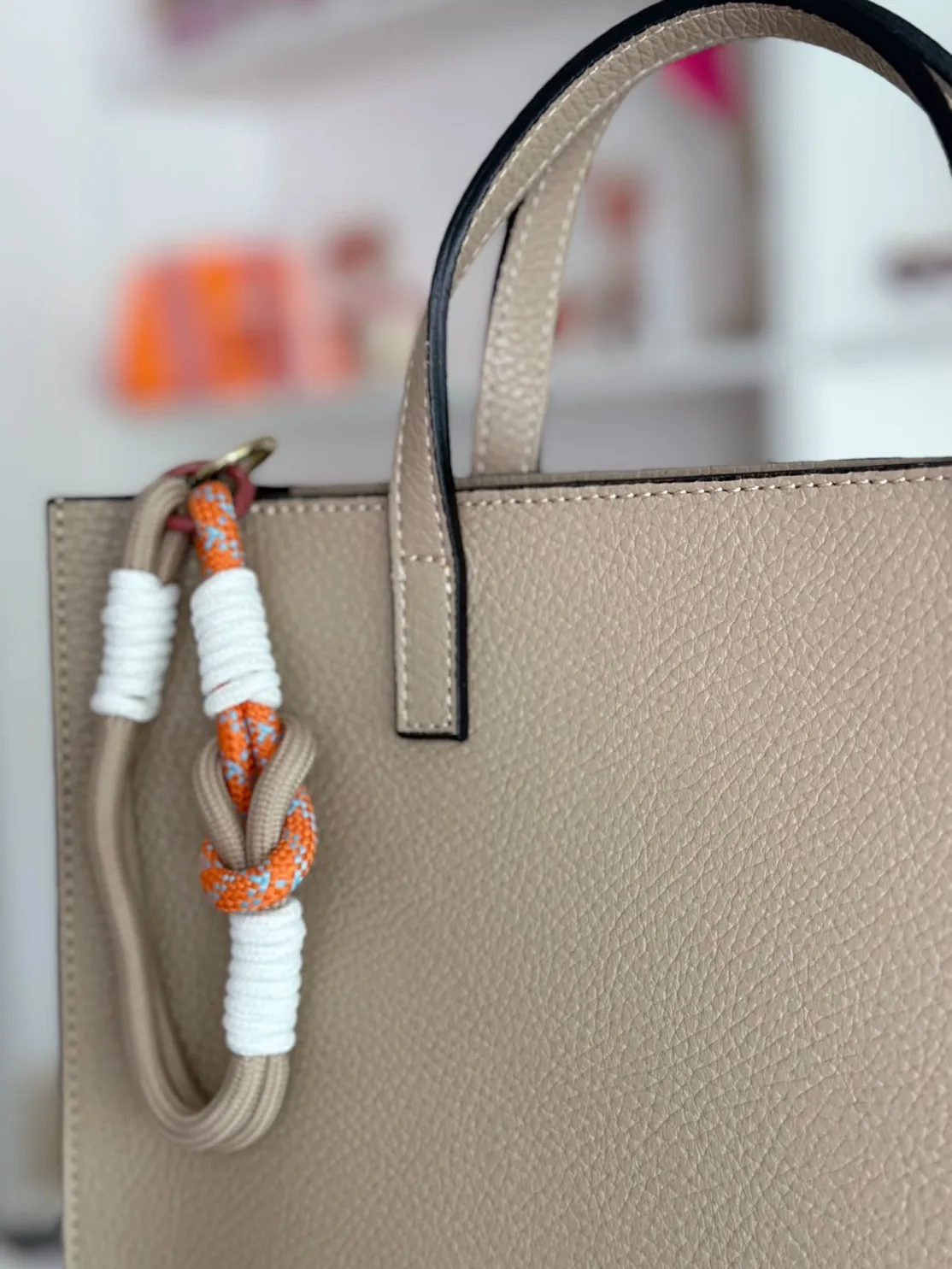 ohrangerie Erdige Stücke | Accessoires<Ledershopper, sand