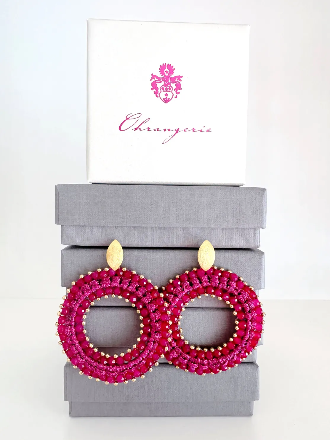 ohrangerie Pinke Stücke | Valentinstag<Orientalische Rose, fuchsia