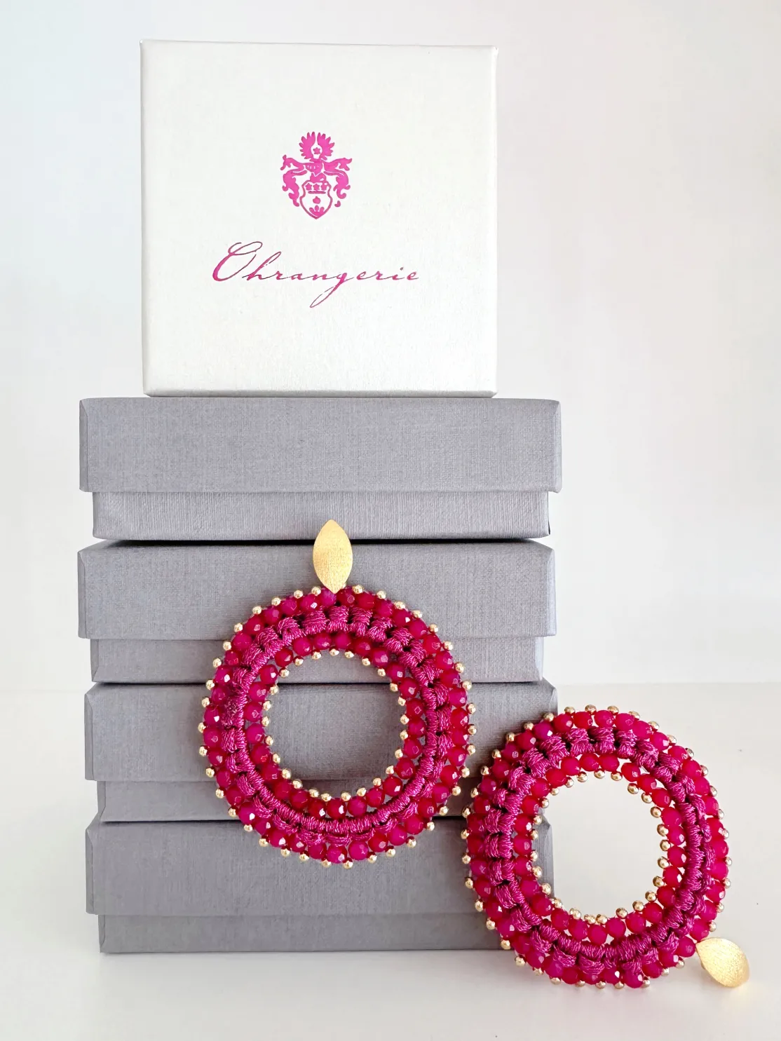 ohrangerie Pinke Stücke | Valentinstag<Orientalische Rose, fuchsia
