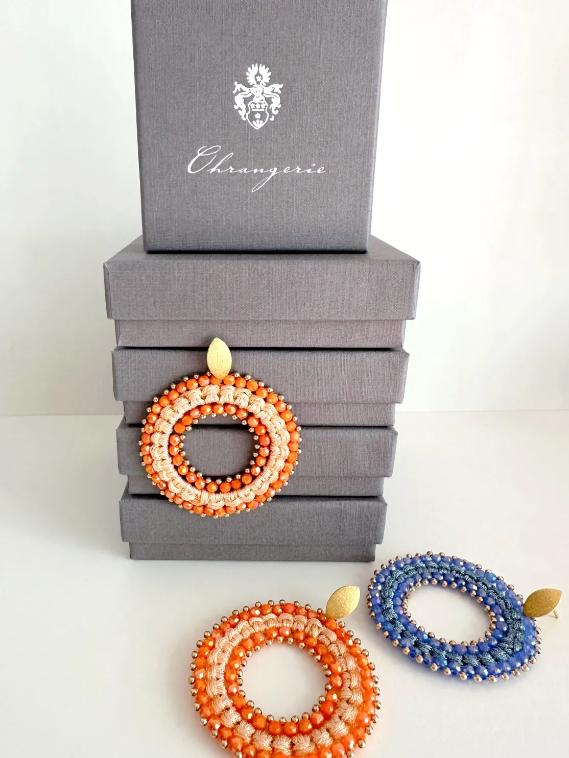 ohrangerie Orange Stücke | Valentinstag<Orientalische Rose, pfirsich/orange