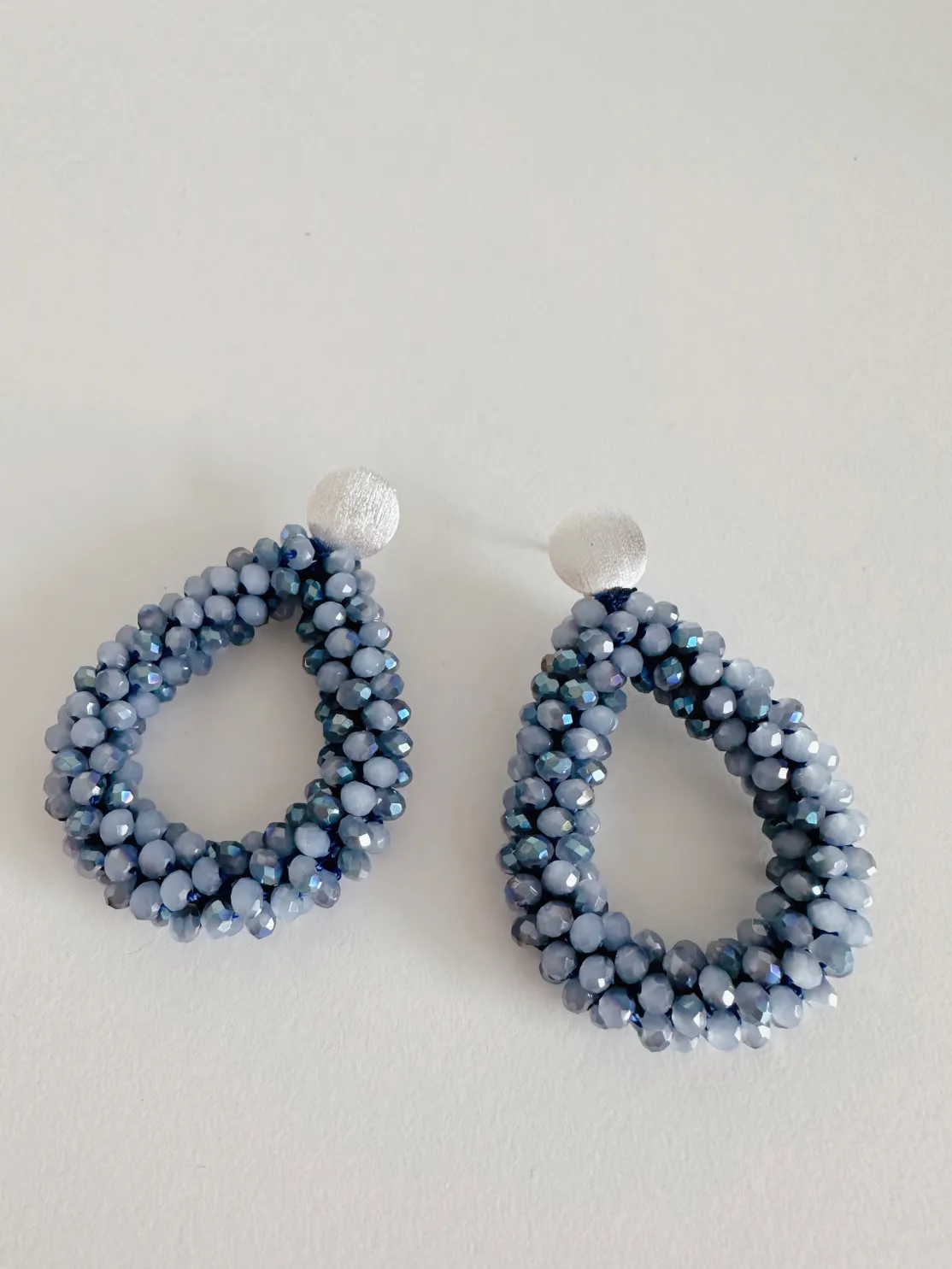 ohrangerie Blaue Stücke | Ohrringe Aus Glaskristallen<"Valentina" aus Glaskristallen, oxfordblau