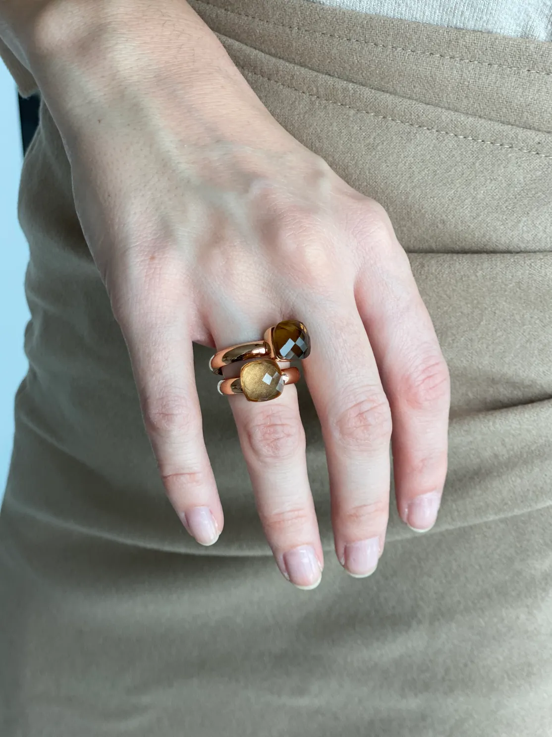 ohrangerie Erdige Stücke | Ringe<Ring, champagner