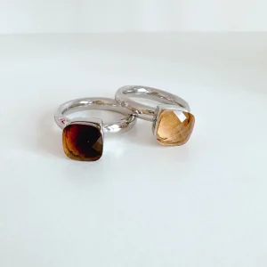 ohrangerie Erdige Stücke | Ringe<Ring, champagner, silber