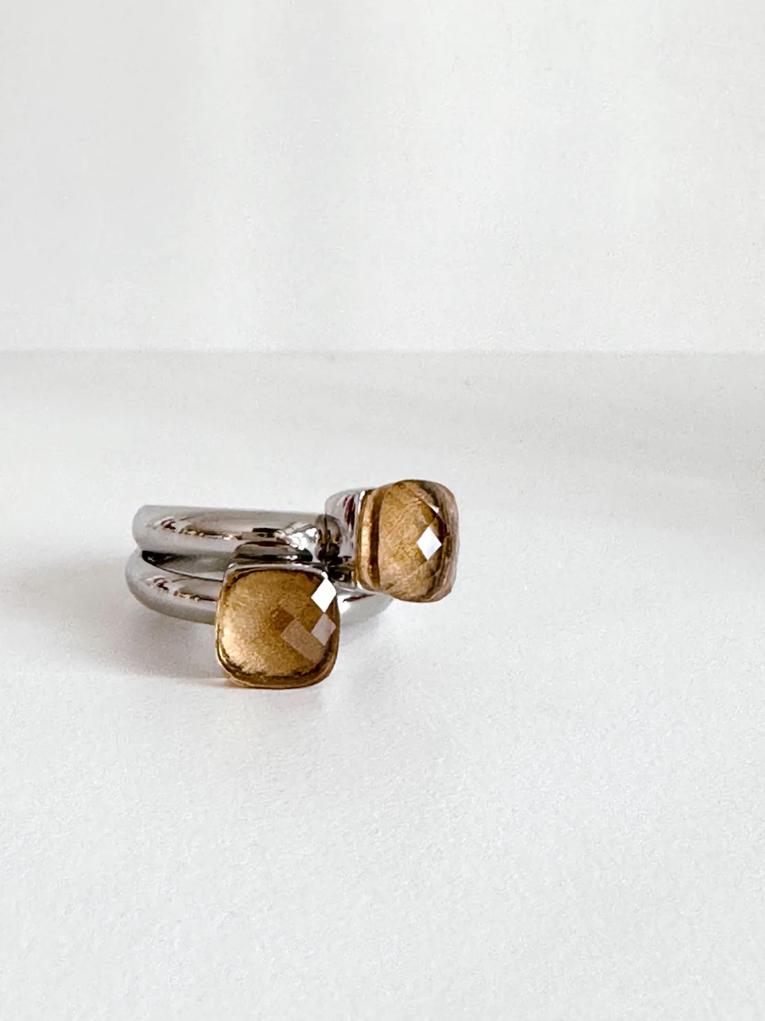 ohrangerie Erdige Stücke | Ringe<Ring, champagner, silber