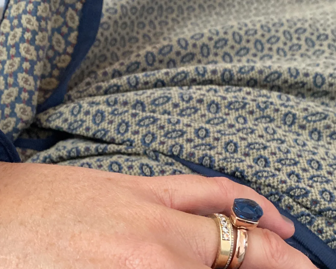 ohrangerie Blaue Stücke | Ringe<Ring, dunkelblau