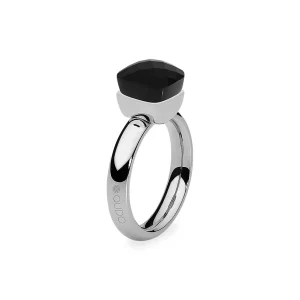 ohrangerie Schwarze Stücke | Ringe<Ring, schwarz, silber