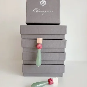 ohrangerie Limited Edition | Grüne Stücke<Tropfen aus Jade mit Cherryquarz